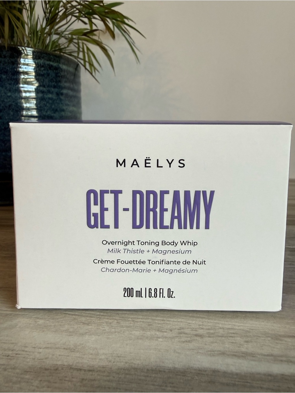 MAELYS GET-DREAMY Overnight Toning Body Whip - Milk Thistle + Magnesium 200 ml